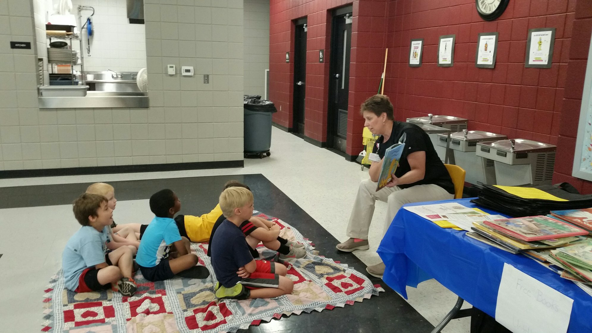 Reading at the Summer Lunch Program